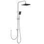HOMELODY Colonne de Douche sans Mitigeur avec Boutons Piano, Pomme de Douche Auto-nettoyante et Douchette, Idéale pour Rénovatio