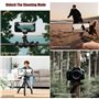 Trépied Mini Portable pour Téléphone & Caméra, Tripod Flexible avec Télécommande Bluetooth, Rotation 360°, Compatible iPhone/And