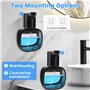 Distributeur de Savon Automatique, 500ml Distributeur Savon Automatique, Rechargeable par USB, 4 Niveaux réglables, Étanche IPX5