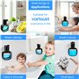 Distributeur de Savon Automatique, 500ml Distributeur Savon Automatique, Rechargeable par USB, 4 Niveaux réglables, Étanche IPX5