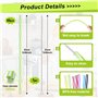 Pailles Plastique Avec Brosse De Nettoyage