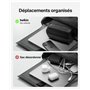 QIURUYUE Gilet de course pour homme et femme avec gourde - Léger - Réfléchissant - Support pour téléphone portable - Pour homme 