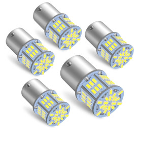 GERUI Lot de 5 ampoules 1156 blanches super lumineuses