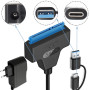 compatible avec les disques durs externes et internes SSD/HDD 2
