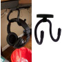 AUXPhome Support magnétique pour casque jusqu'à 1 kg, support de casque réglable, crochet pour casque d'ordinateur/de jeu, casqu