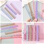SamHeng 3 Pièces Transparent Règle Droite avec Très Grande Échelle, 6 Pouces Plastique Règle 15cm Incassable Règle de Dessin Out