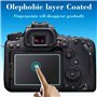 ULBTER 90D Film de Protection d'Ecran pour Appareil Photo Canon EOS 90D et Housse de Sabot, Caméra Protecteur Verre Trempé Optiq
