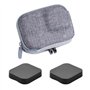 ULBTER Sac Étui Housse pour GoPro Hero 13 12 11 10 9 8 Noir + Hero13 Hero12 hero11 hero10 hero9 hero8 Bouchon d'objectif en Caou