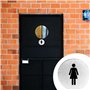plaques de porte de toilettes