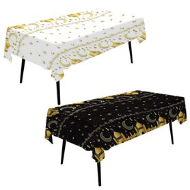 Lot de 2 Nappes sur le Thème de la Lune pour Ramadan