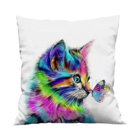 DHSBGWSX 1 housse de coussin décorative pour chat