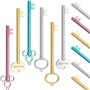 HDGSAFD 1 Grattoir à Gâteau Grattoir à Gâteau Réglable Grattoir en Acier Inoxydable Accessoires de Gâteau Outil de Lissage de Gâ