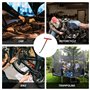 1 clé à ressort, crochet de démontage et de montage à ressort, clé à ressort pour moto et véhicule électrique, convient pour la 