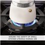 ZBHDEYG Lot de 2 plaques de cuisson pour cafetière, cuisinière de cuisine, réducteur de bague de gaz, support de cuisinière à ga