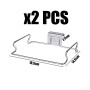 Lot de 2 étagères de support pour sacs poubelle en acier inoxydable - Support de sac poubelle suspendu - Étagère de rangement po