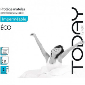 TODAY Protege Matelas / Alese Imperméable Eco 160x200cm - 100% Polyester TODAY 37,99 €