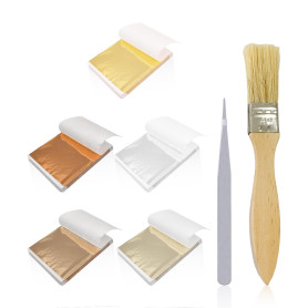 ZBHDEYG Lot de 250 Feuilles de Papier doré