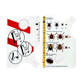 HDGSAFD Lot de 2 cartes anti-tiques avec loupe