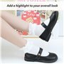 HDGSAFD Lot de 5 Paires de Chaussettes en Coton pour Femme - À Volants, en Dentelle, Mignonnes - Noir/Blanc, Taille