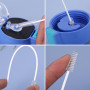 Lot de 2 Pailles de Rechange pour Bouteilles d'Eau - Tuyaux en Silicone, Brosses et Accessoires pour Biberons - Extensions Inclu