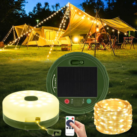 Sprifityy 10M Guirlande Lumineuse Escamotable