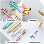 TheStriven 24 pièces Stylos gel Créatifs en Forme de Clé Stylo en Forme de Clé de Dessin Animé Stylos à Bille en Forme de Clé St