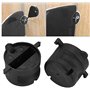 Namvo Lot de 6 prises FIN G5 pour planche de surf avec clé à vis Noir