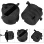 Namvo Lot de 6 prises FIN G5 pour planche de surf avec clé à vis Noir