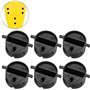 Namvo Lot de 6 prises FIN G5 pour planche de surf avec clé à vis Noir