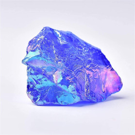Namvo 2 pièces Cristal Naturel Pierre Brute galvanoplastie spécimens de Quartz minerai Brut Pierre précieuse minérale réservoir