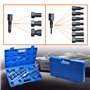 Zoomtools 12/13 pièces 8-32 mm Extracteur de roulement intérieur trou borgne Kit de retrait de roulement avec marteau coulissant