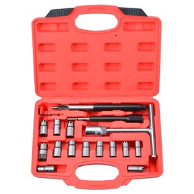 Zoomtools Lot de 17 coupe-sièges d'injecteur diesel