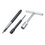 Zoomtools Lot de 17 coupe-sièges d'injecteur diesel, kit de nettoyage de siège d'injecteur, outil de nettoyage de sièges d'injec