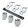 Zoomtools Lot de 8 outils de courroie serpentine pour réglage de la tension de la courroie de distribution