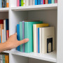 Vikcvcsc Mini Serre Livres, 6 Paires Métal Serre Livre Original Serre-Livres Cale Livre pour Chambre à Coucher, Bibliothèque, Bu