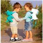 Sac à dos en peluche licorne pour nourrissons et enfants en bas âge - avec harnais de sécurité inclus - Idéal pour la garderie -