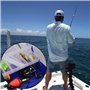Lxoraziy Boîte à pêche, Boite de Rangement pêche, Multifonctionnelle Fishing Tackle Box Avec Trois étages, Ldéal pour Le Storage
