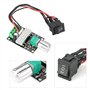 DC 6V 12V 24V 3A Contrôleur de Vitesse du Moteur PWM, Contrôleur Réversible de Contrôle de la Vitesse du Moteur Régulateur avec 