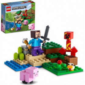 LEGO 21177 Minecraft L'embuscade du Creeper. Set avec Minifigures Steve. Bébé Co 22,99 €