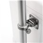 Bessy shop Support de Parasol pour Balcon,2 pièces Porte-Parapluie de Pêche Auvent Support de Poteau Design Pliable Supports de 