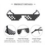 Lunettes De Soleil En Mosaïque Multicolores En Plastique Conv