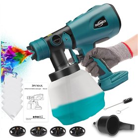 Batterie système de pulvérisation de Peinture Compatibles pour Bosch 18V GBA