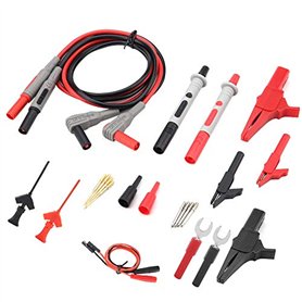 P1300D Fils de Test Multimètre Numérique avec Pinces et des Pointes de Sonde Remplaçables Électroniques Définies Longueur du Câb