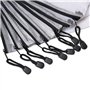 15 Pièces Pochette Document A4+A5+A6 Pochette Plastique Pochette Zip Pochette Transparente Pochette Rangement pour les Fournitur