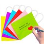 30 Pièces Sac Cadeau Sacs en Papier 21 x 15 x 8cm Colorés Pochettes Cadeau Sac Kraft avec Poignée pour Festivals Fêtes Célébrati