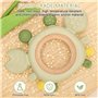 CLDY Anneau de Dentition Bébé & Hochet Éveil Sensoriel - Jouet de Dentition en Silicome Alimentaire + Bois Naturel (Sans BPA) - 