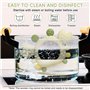 CLDY Anneau de Dentition Bébé & Hochet Éveil Sensoriel - Jouet de Dentition en Silicome Alimentaire + Bois Naturel (Sans BPA) - 