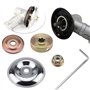 TYFYH 5 Pcs Kit Ecrou Tete Debroussailleuse Universelle Accessoires, Kit Fixation écrou Lame Boîte pour Lames de Boîte de Vitess