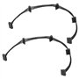 YieJoya 15 broches à 4 SATA câble d'extension d'alimentation pour disque dur HDD SSD DVD - 50cm(2 pièces