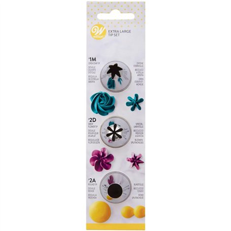 Wilton Douilles à Pâtisserie Set X-Large #1M